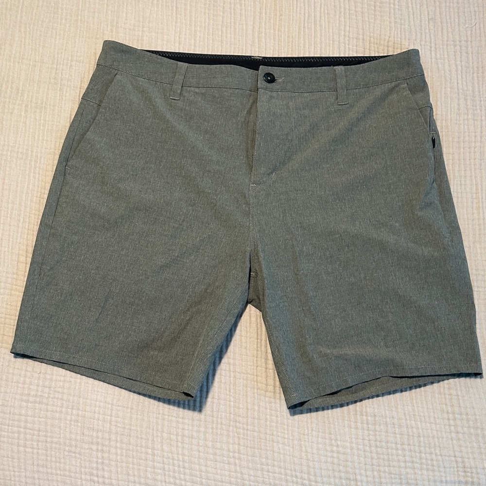 Vuori Men's grey Flat Front Shorts